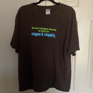 Men’s Brown Graphic T-Shirt